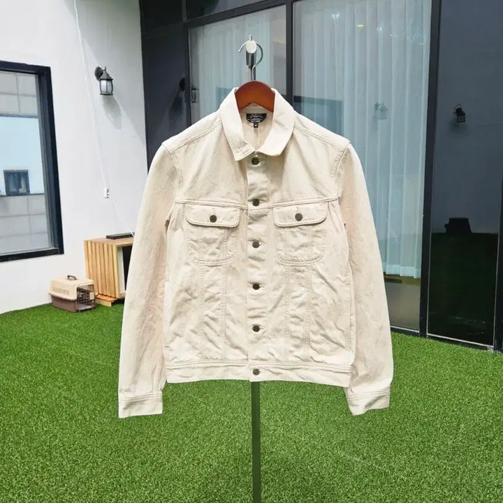 [BUNJANG] A.P.C. Cream Denim Jacket / 아페쎄 크림 데님 자켓
