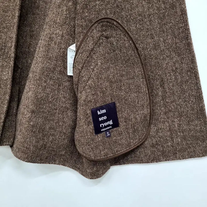 [BUNJANG] Kimseoryong Brown Cashmere Wool Handmade Coat / 김서룡 브라운 캐시미어 모직 핸드메이드 코트/55/앨리스/1020