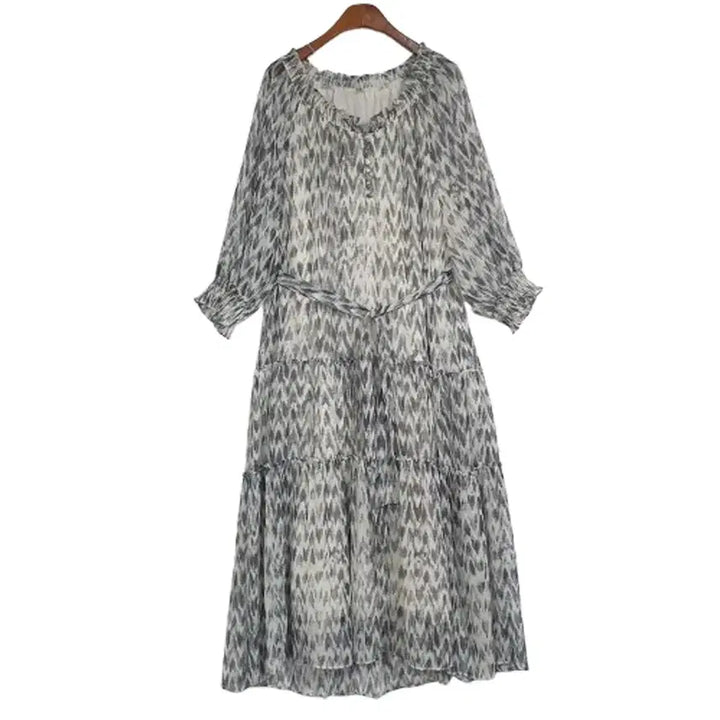 [BUNJANG] PAUL&amp;JOE Chiffon Tiered Dress / PAUL&amp;JOE 쉬폰 티어드원피스 66