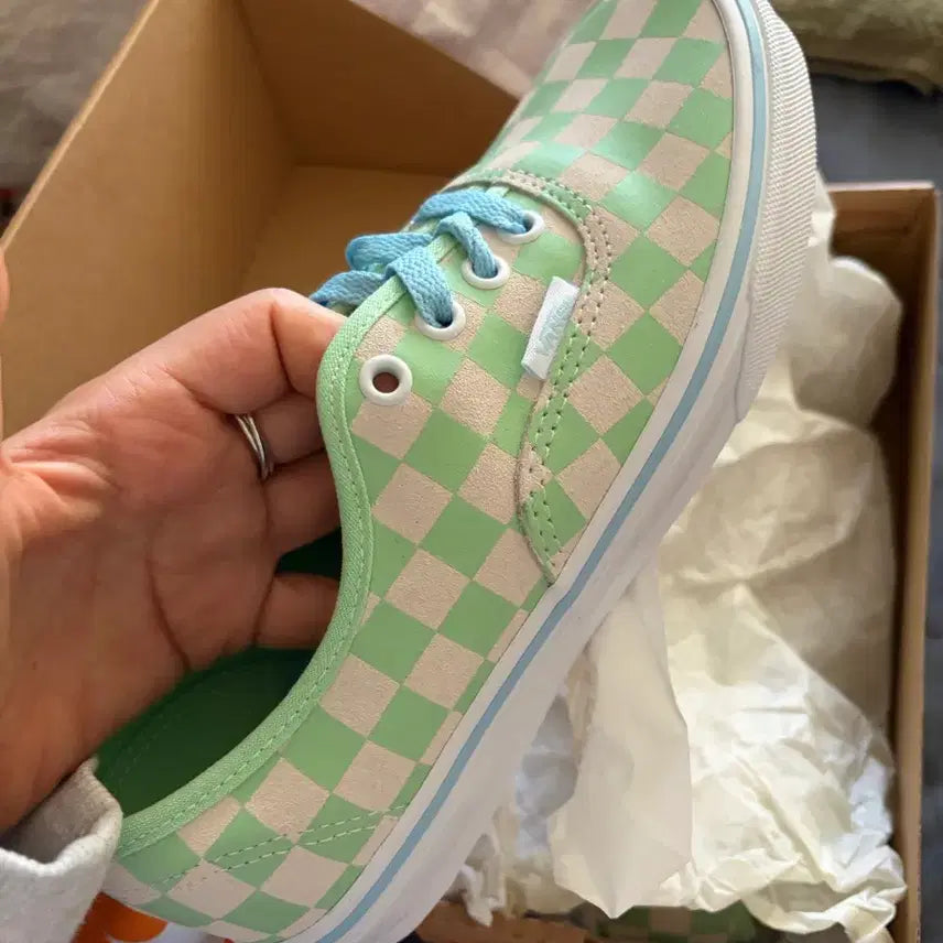 [BUNJANG] Vans Checkerboard Authentic US6.5 Sneakers / 새상품/반스 체커보드 어센틱/US6.5/235추천