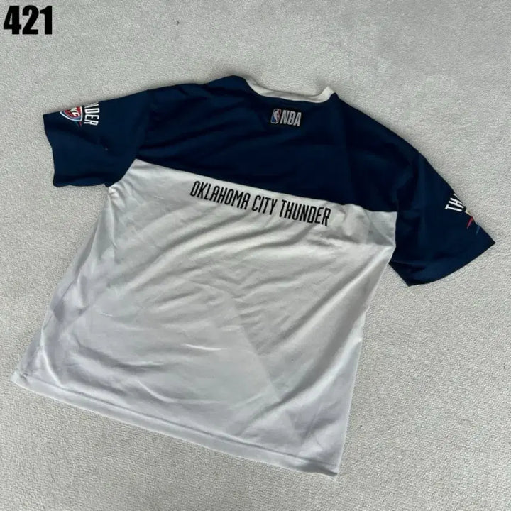 [BUNJANG] NBA Thunder Logo T-shirt / NBA 반팔 티셔츠 남성용