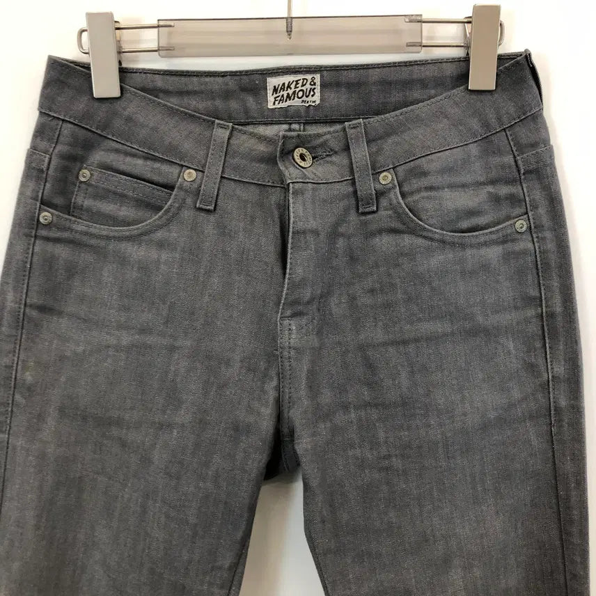 [SOLD OUT] 네이키드앤페이머스 그레이 셀비지데님 28-29