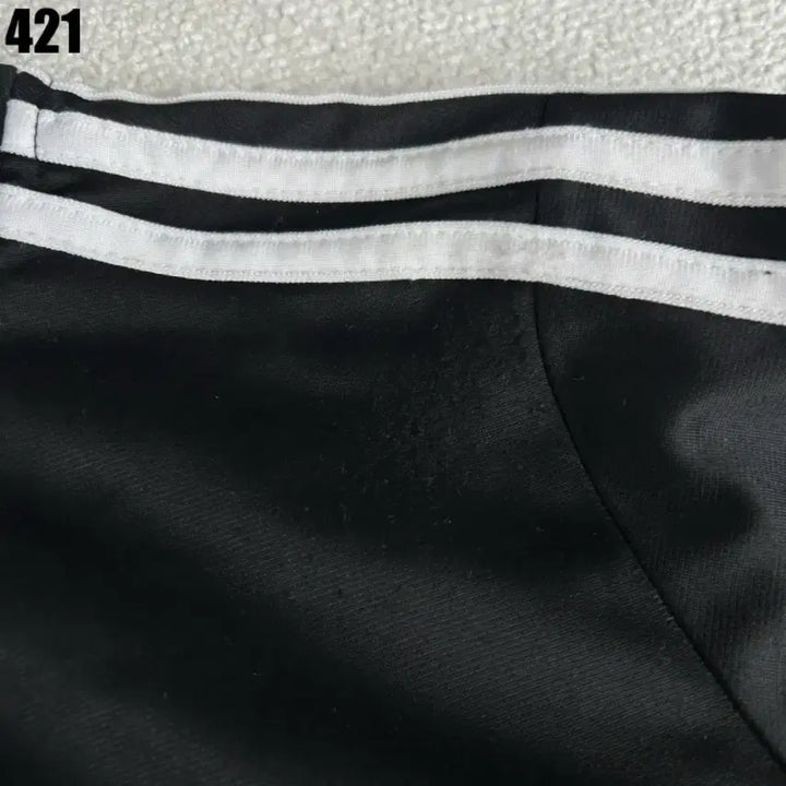 [BUNJANG] Adidas Black Three-Stripe Track Top / 아디다스 블랙 삼선 트랙탑