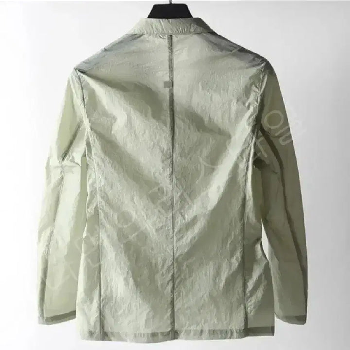 [BUNJANG] Blazer Windbreaker Jacket (Gray) - Men&