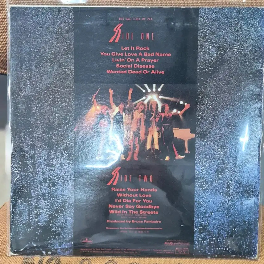 [BUNJANG] Bon Jovi Slippery When Wet LP / 본조비 Slippery When Wet LP