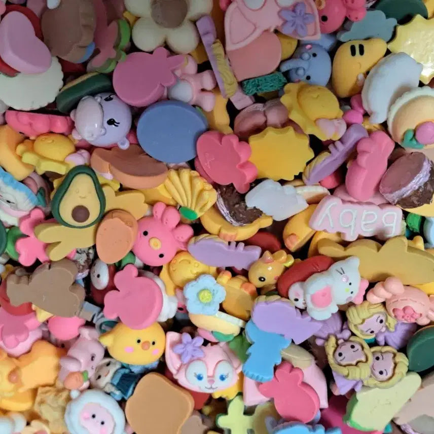 [BUNJANG] A13 Deco-den Parts Mix - 240 Pieces Random / A13 데코덴 파츠 믹스 탑꾸재료 240개당 랜덤