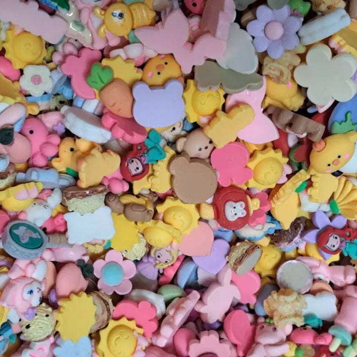 [BUNJANG] A13 Deco-den Parts Mix - 240 Pieces Random / A13 데코덴 파츠 믹스 탑꾸재료 240개당 랜덤