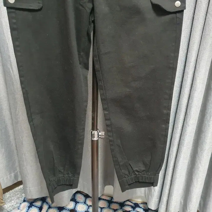 [BUNJANG] 6677 Bending Hem Detail Black Jeans / 6677밴딩 밑단디테일 블랙진