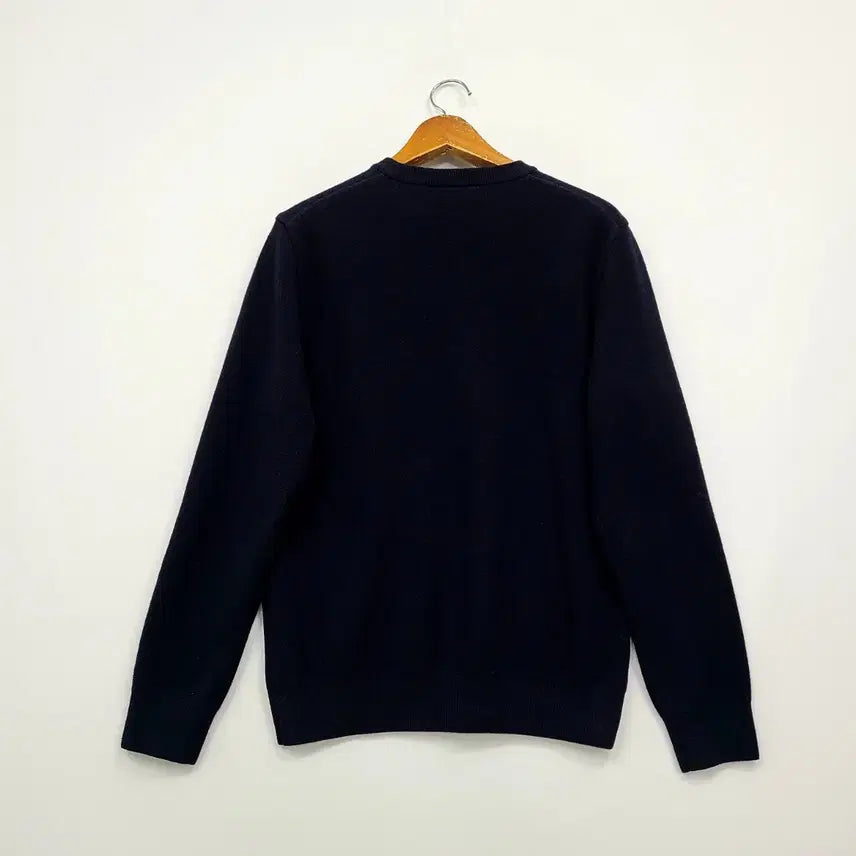 [BUNJANG] Lacoste Dark Navy Knit Sweater / 라코스테 다크 네이비 니트 스웨터/95/앨리스/1021