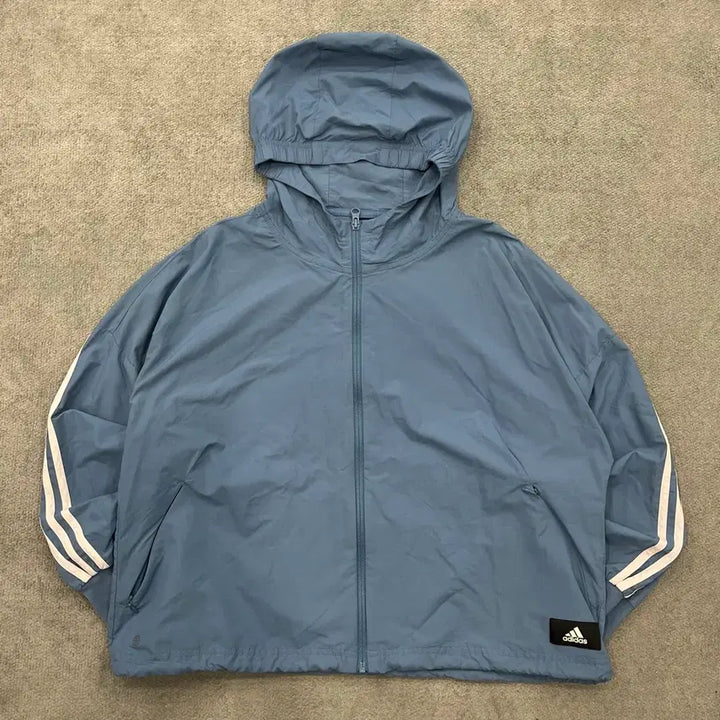 [SOLD OUT] L 아디다스 삼선 후드 우븐 바람막이