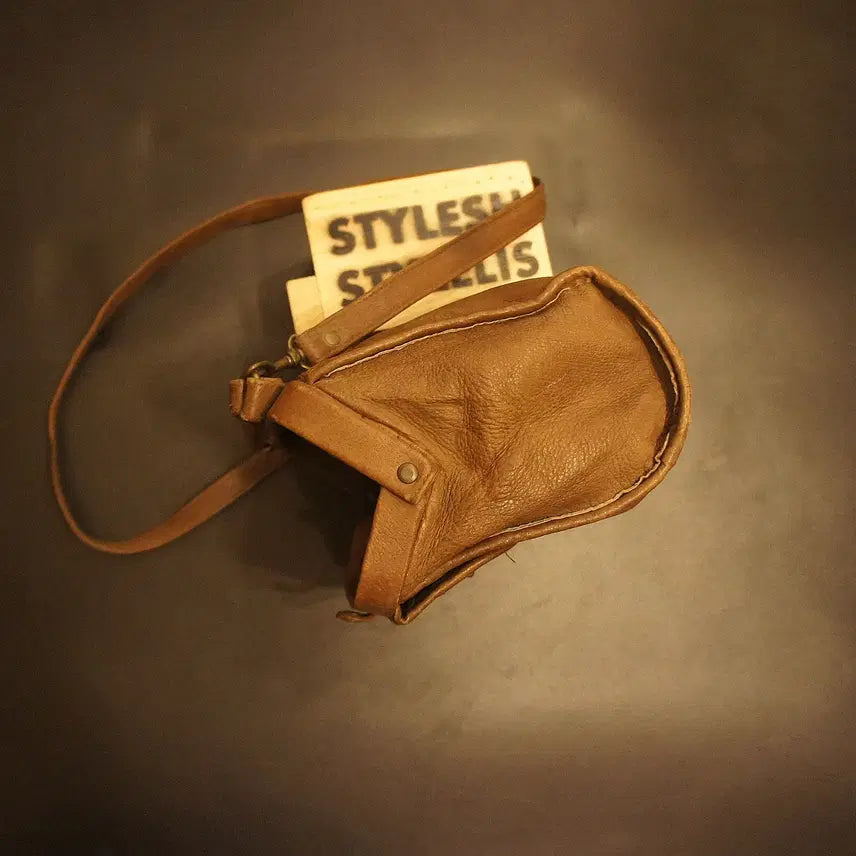 [BUNJANG] Vintage Leather Crossbody Bag / 430 크로스백 크로스가방 레더백 빈티지 가죽가방 레더가방 토트백
