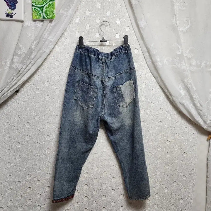[SOLD OUT] 청 밴딩바지 여성66~77