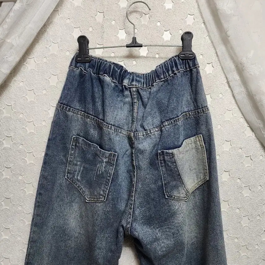[SOLD OUT] 청 밴딩바지 여성66~77