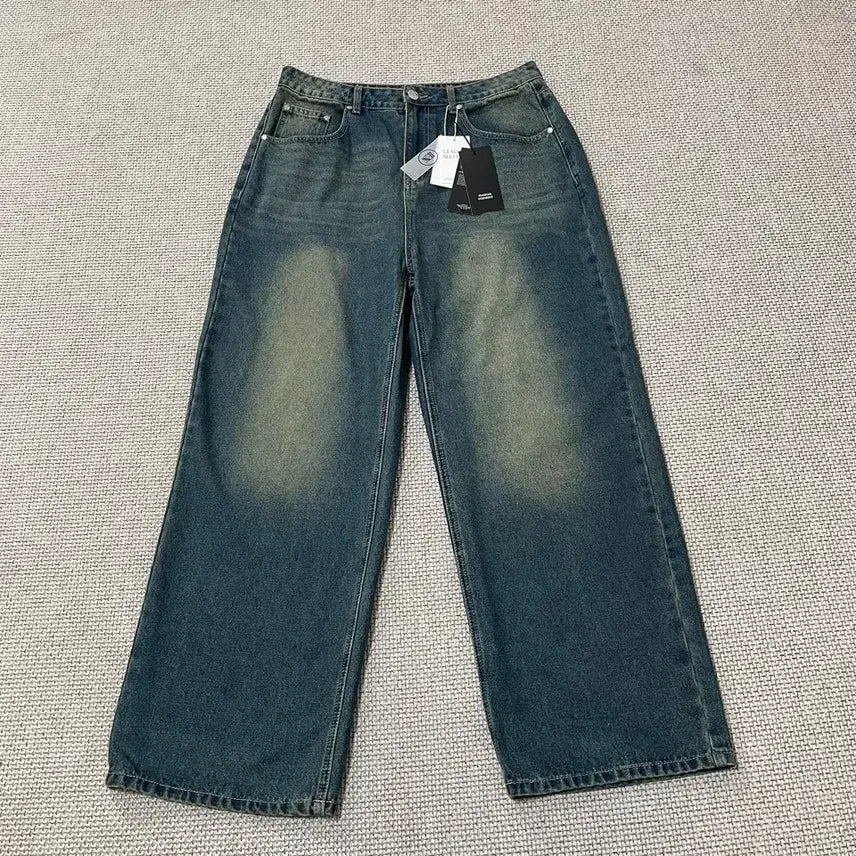 [BUNJANG] Remainsecond Wide Jeans / L 새상품 리메인세컨드 와이드 청바지 하의 B.6616