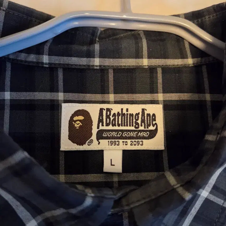[SOLD OUT] 베이프 bape 체크셔츠 L