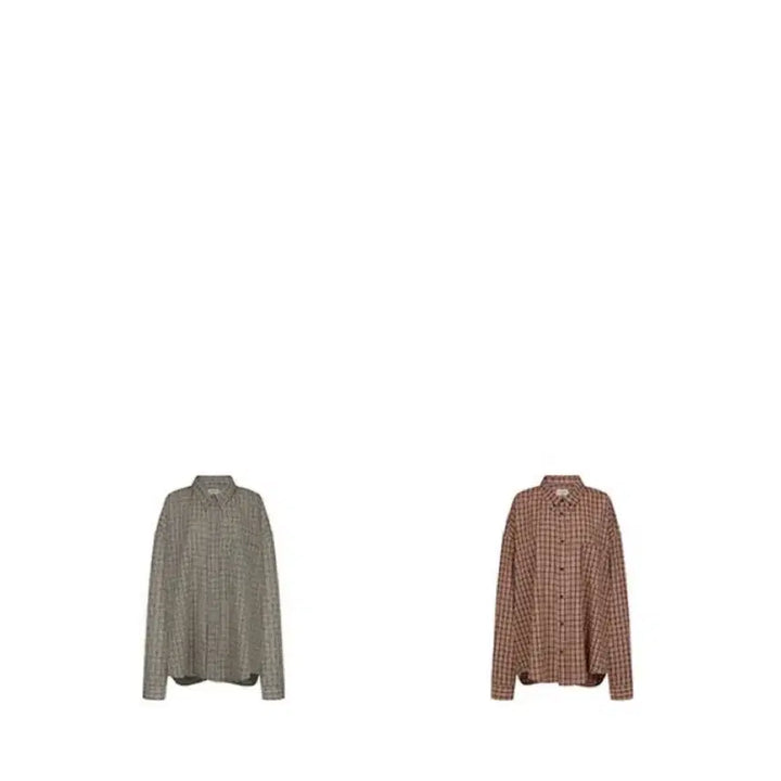 [BUNJANG] Lange Check Shirt / [핏보장] 이뻐요/ 랑거 체크셔츠