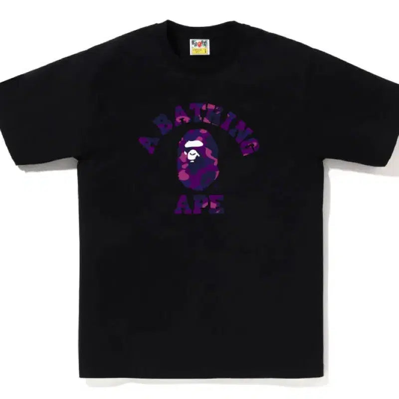 [BUNJANG] BAPE T-shirt (White, Black) M / 베이프 반팔 흰색 M