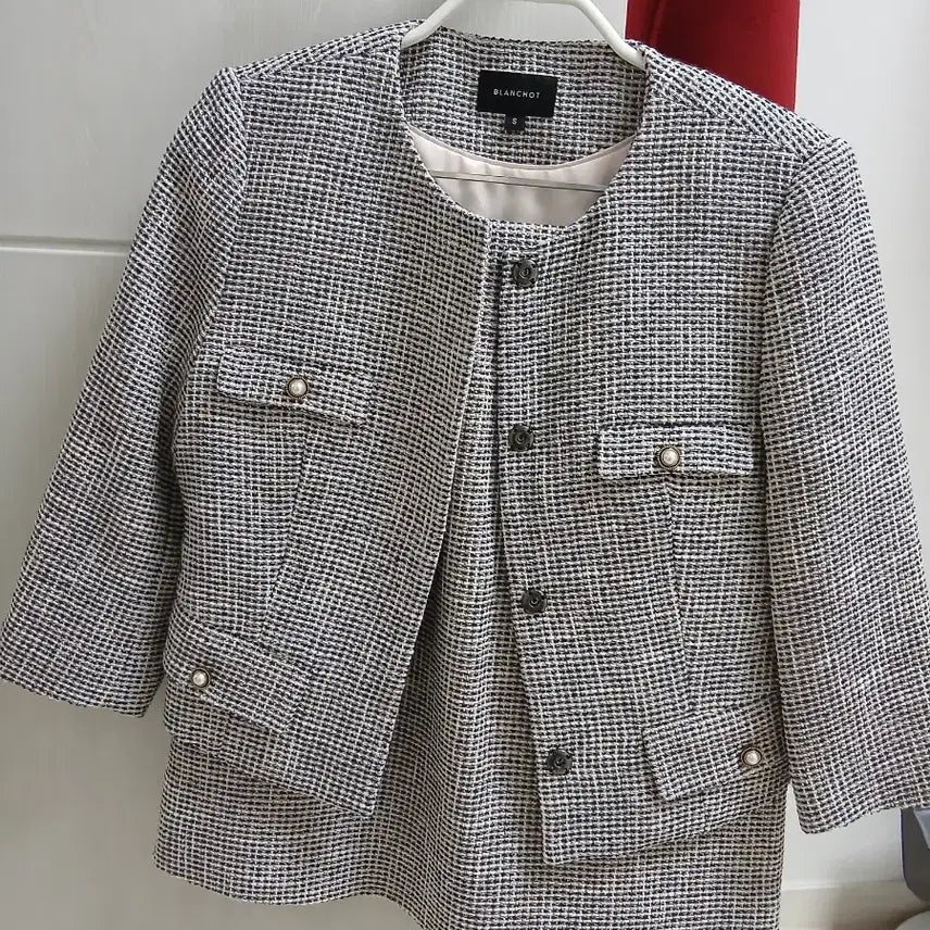 [SOLD OUT] 블랑쇼 졸리 트위드 자켓 스커트 셋업 s