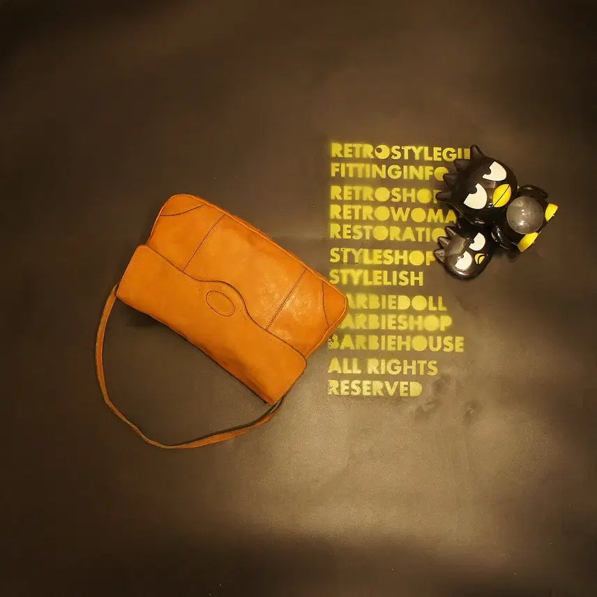 [BUNJANG] Vintage Leather Shoulder Bag / 7007 숄더백 크로스백 가죽백 가죽가방 빈티지가방 여성가방 여자백