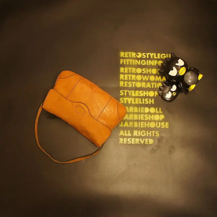 [BUNJANG] Vintage Leather Shoulder Bag / 7007 숄더백 크로스백 가죽백 가죽가방 빈티지가방 여성가방 여자백