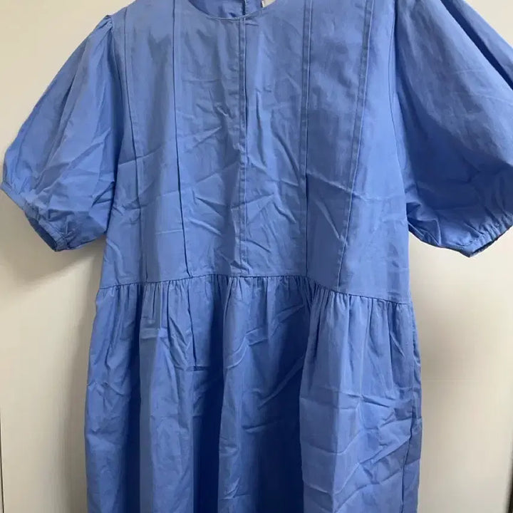 [BUNJANG] STUDIO WHITE Blue Long Dress / STUDIO WHITE 블루 롱원피스