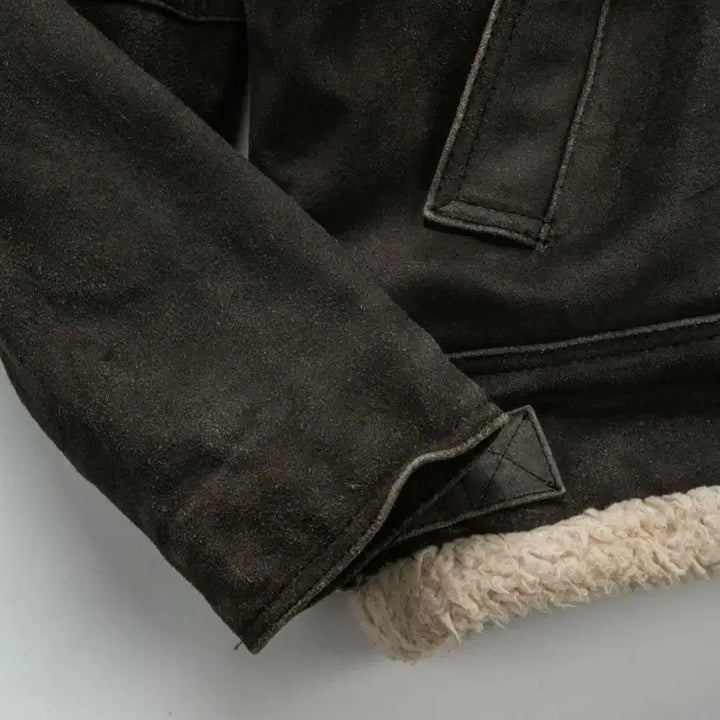 [BUNJANG] PAFJ Vintage Suede Mouton Jacket / PAFJ 빈티지 Suede Mouton Jacket