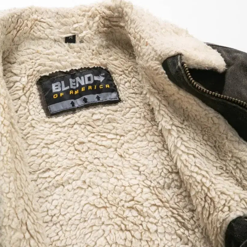[BUNJANG] PAFJ Vintage Suede Mouton Jacket / PAFJ 빈티지 Suede Mouton Jacket
