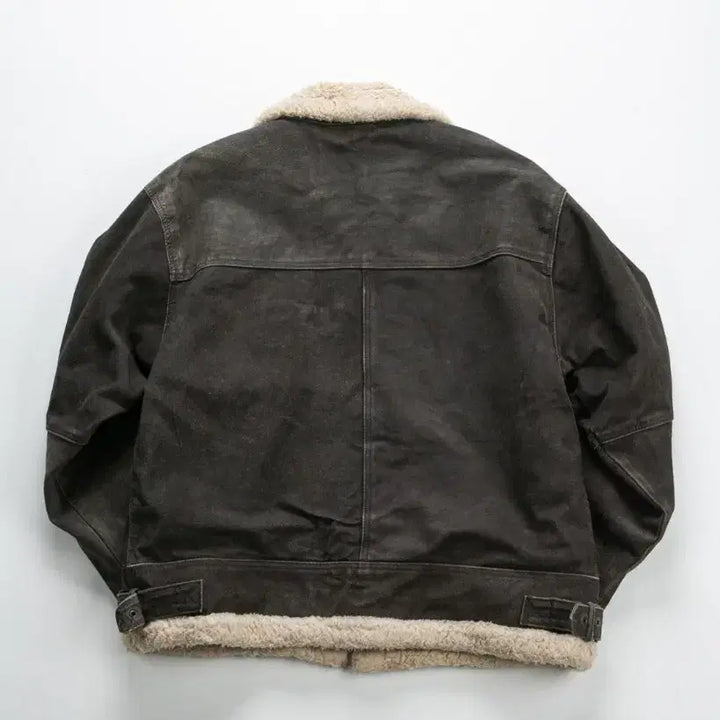 [BUNJANG] PAFJ Vintage Suede Mouton Jacket / PAFJ 빈티지 Suede Mouton Jacket