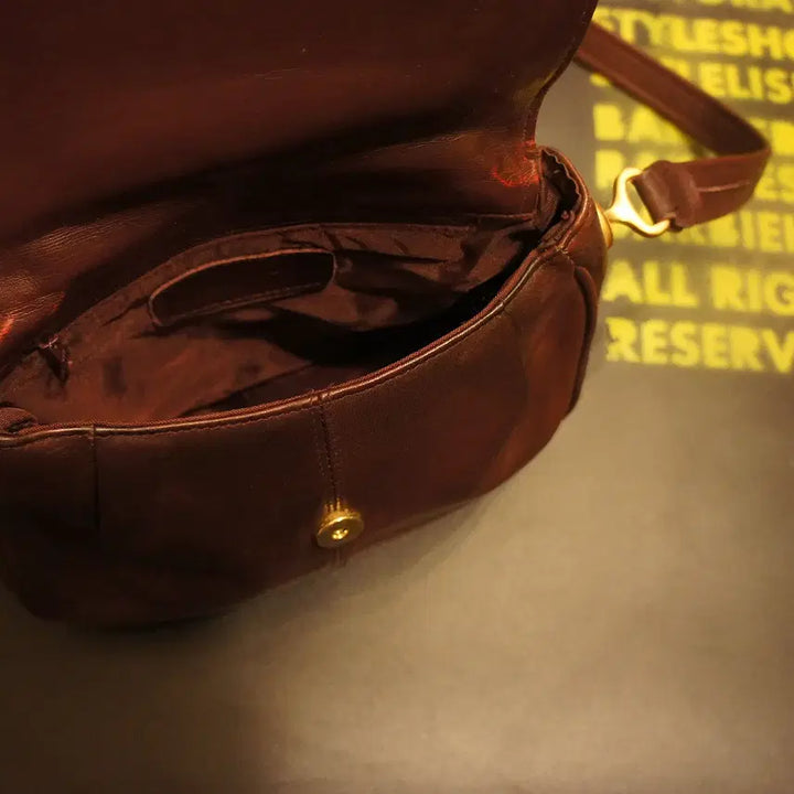 [BUNJANG] Vintage Crossbody Leather Bag / 452 크로스가방 크로스백 가죽백 가죽가방 빈티지가방 여성가방 여자백