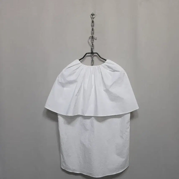 [BUNJANG] LeSavoir White Cape Blouse / LeSavoir 르사브아화이트 케이프 블라우스