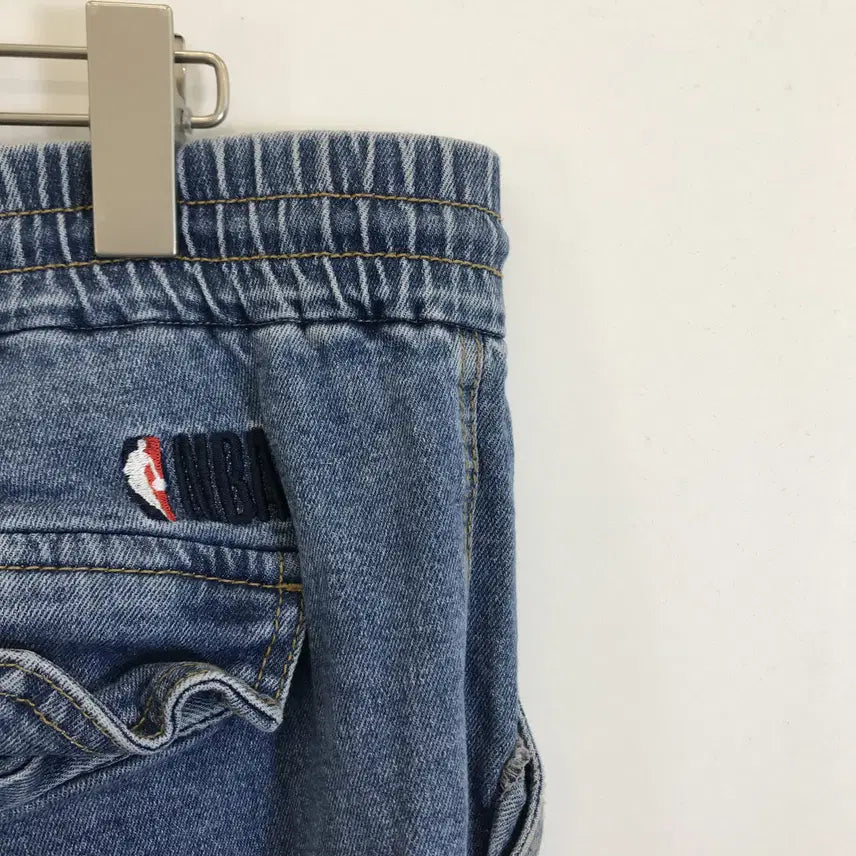 [BUNJANG] NBA Denim Cargo Jogger Pants [91] / NBA 데님카고 조거팬츠 [91]