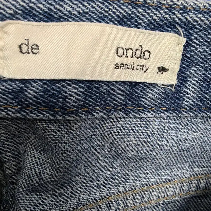 [SOLD OUT] de ondo 버뮤다 데님팬츠L