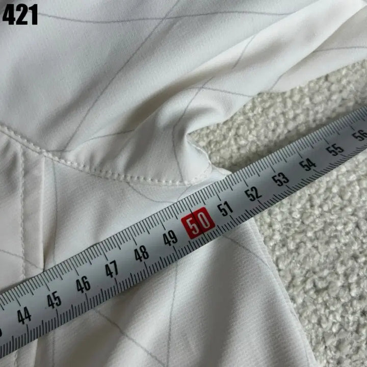 [BUNJANG] Descente White Pattern Hooded Windbreaker / 데상트 화이트 패턴 후드 바람막이