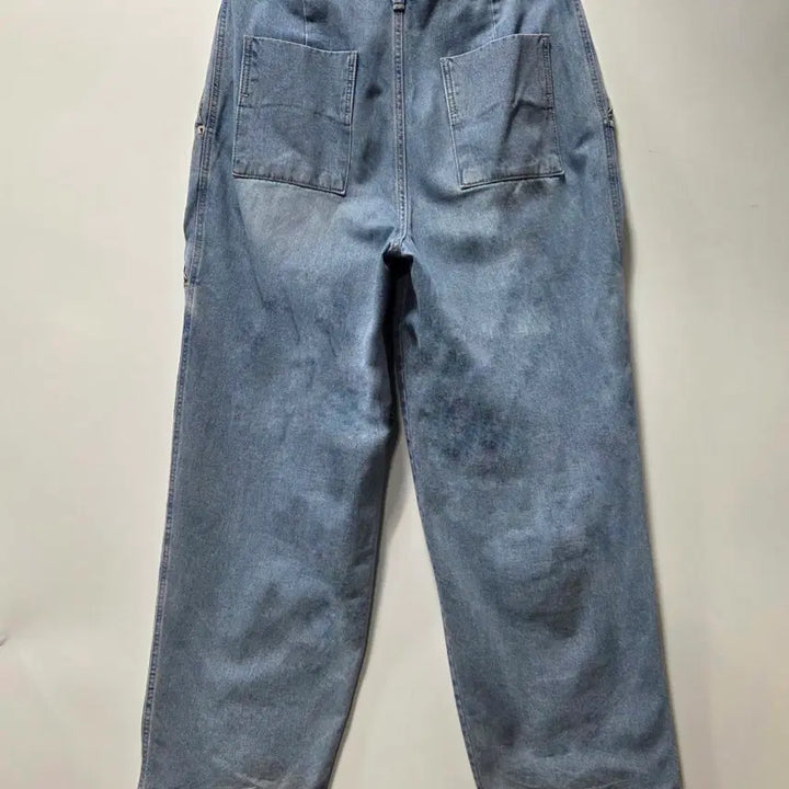 [BUNJANG] Setter Wide Leg Washed Denim Pants / 세터 핀턱 와이드 워싱 데님 팬츠 L 26042117