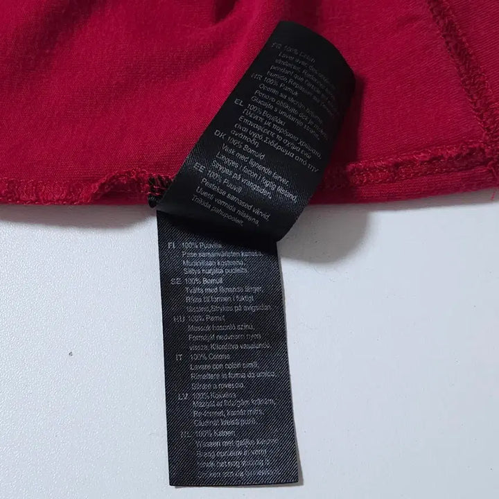 [BUNJANG] Barbour International Red T-shirt / 바버 인터내셔널 반팔 티셔츠 레드