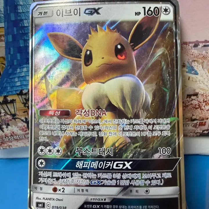 [BUNJANG] Pokemon Eevee GX Trading Card / 포켓몬카드 이브이 GX