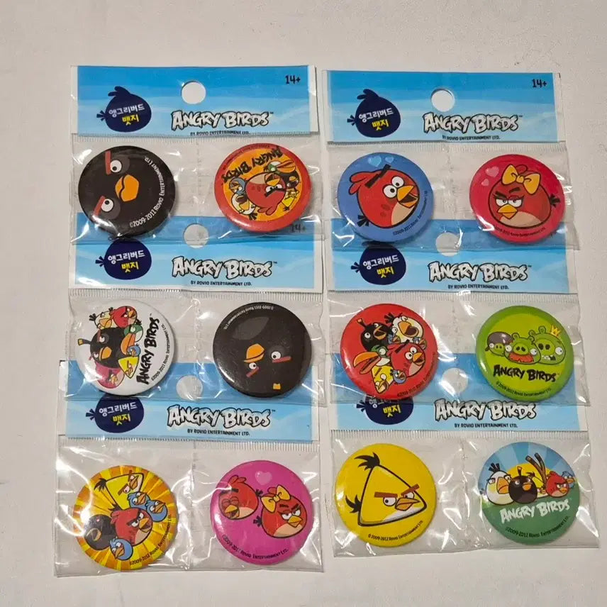 [BUNJANG] Retro Angry Birds Pin Badge / 고전 레트로 앵그리 버드 핀뱃지