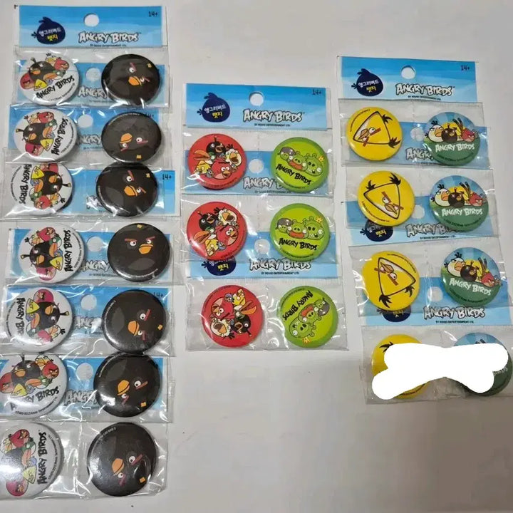 [BUNJANG] Retro Angry Birds Pin Badge / 고전 레트로 앵그리 버드 핀뱃지