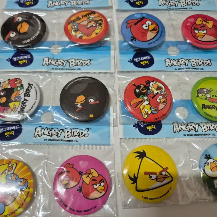 [BUNJANG] Retro Angry Birds Pin Badge / 고전 레트로 앵그리 버드 핀뱃지