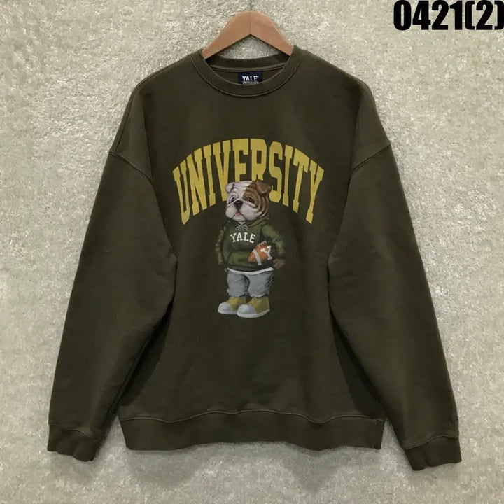 [BUNJANG] Yale Bulldog Sweatshirt XL / 예일대 YALE 불독 맨투맨 티셔츠 xl