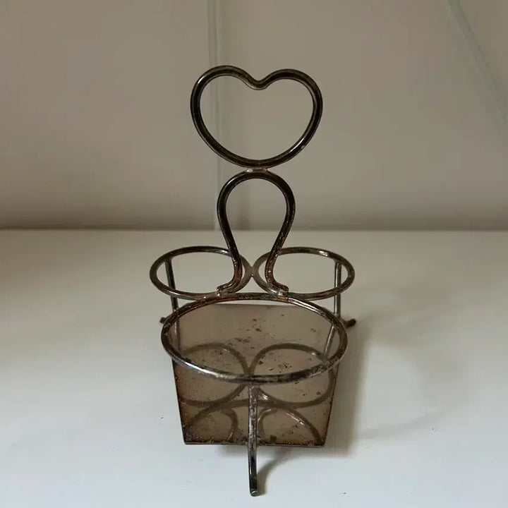 [SOLD OUT] 빈티지 실버플레이트 양념통 보관함