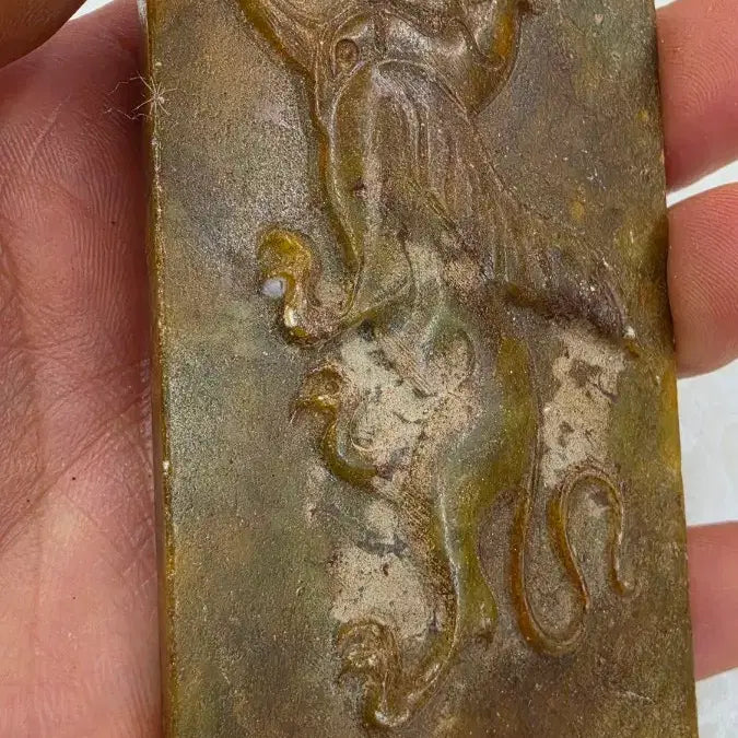 [BUNJANG] Unidentified Antique Winged Tiger Celadon / 고옥에강옥 날개달린호랑이