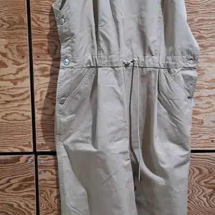 [BUNJANG] Maje Beige Overall Pants / 마쥬 베이지색 멜빵 바지