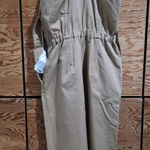 [BUNJANG] Maje Beige Overall Pants / 마쥬 베이지색 멜빵 바지
