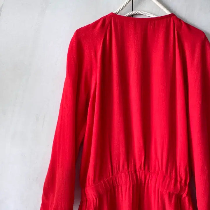 [BUNJANG] Sandro Red Dress (Size 2) / 컨디션 촤상 sandro 레드 원피스 사이즈 2(55사이즈)