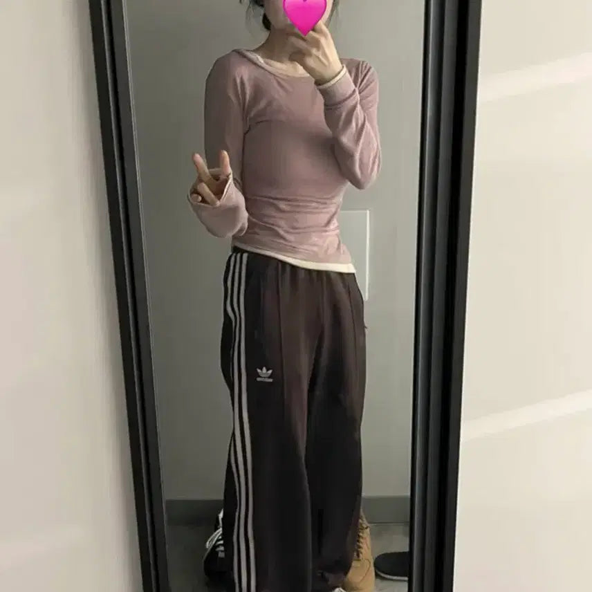 [BUNJANG] Adidas Beckenbauer Track Pants Brown / 아디다스 베켄바우어 트랙 팬츠 브라운