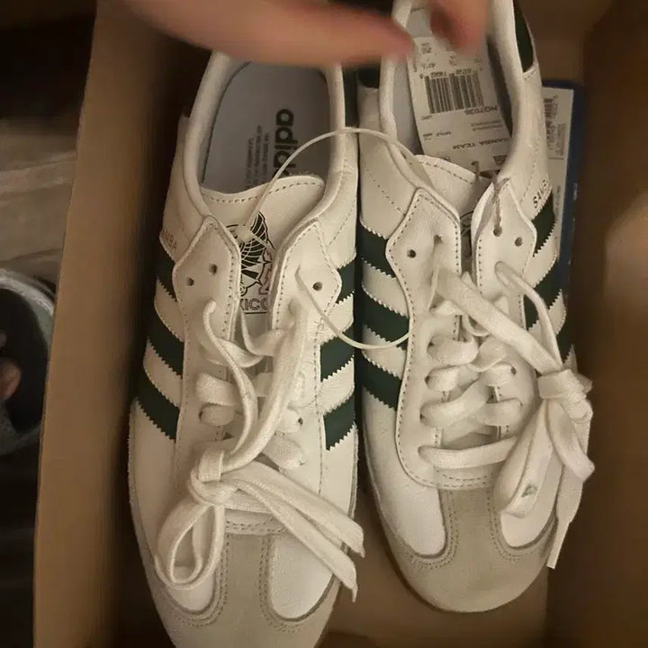 [BUNJANG] Adidas Samba Mexico White Sneakers / 정품 260 아디다스 삼바 멕시코 화이트 신발