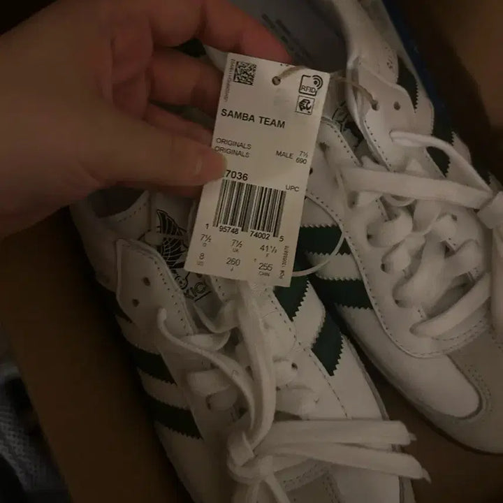 [BUNJANG] Adidas Samba Mexico White Sneakers / 정품 260 아디다스 삼바 멕시코 화이트 신발