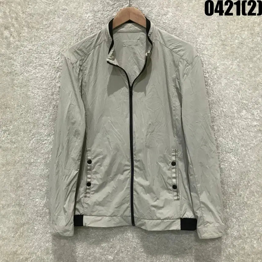 [BUNJANG] Zishen Beige Bomber Jacket L / Zishen 베이지색 남성용 봄버 자켓 L