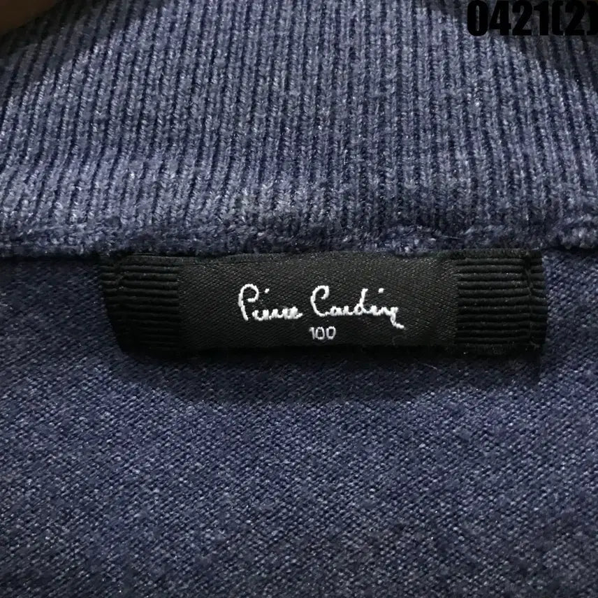 [BUNJANG] Pierre Cardin Navy Half-Neck Knit Sweater / 피에르가르뎅 네이비 하프넥 니트 L